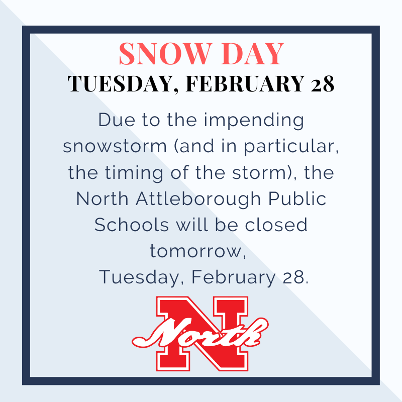 snow alert - school closed tomorrow